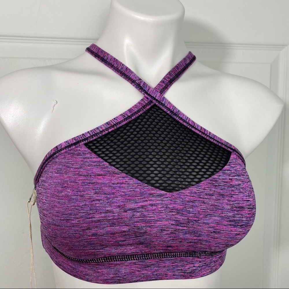 Manduka Mesh Halter Sports Bra.